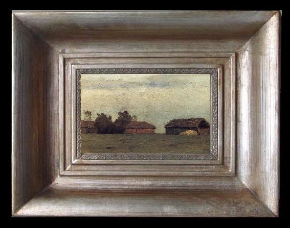 framed  Levitan, Isaak Landscape with Gebauden, Ta077-2